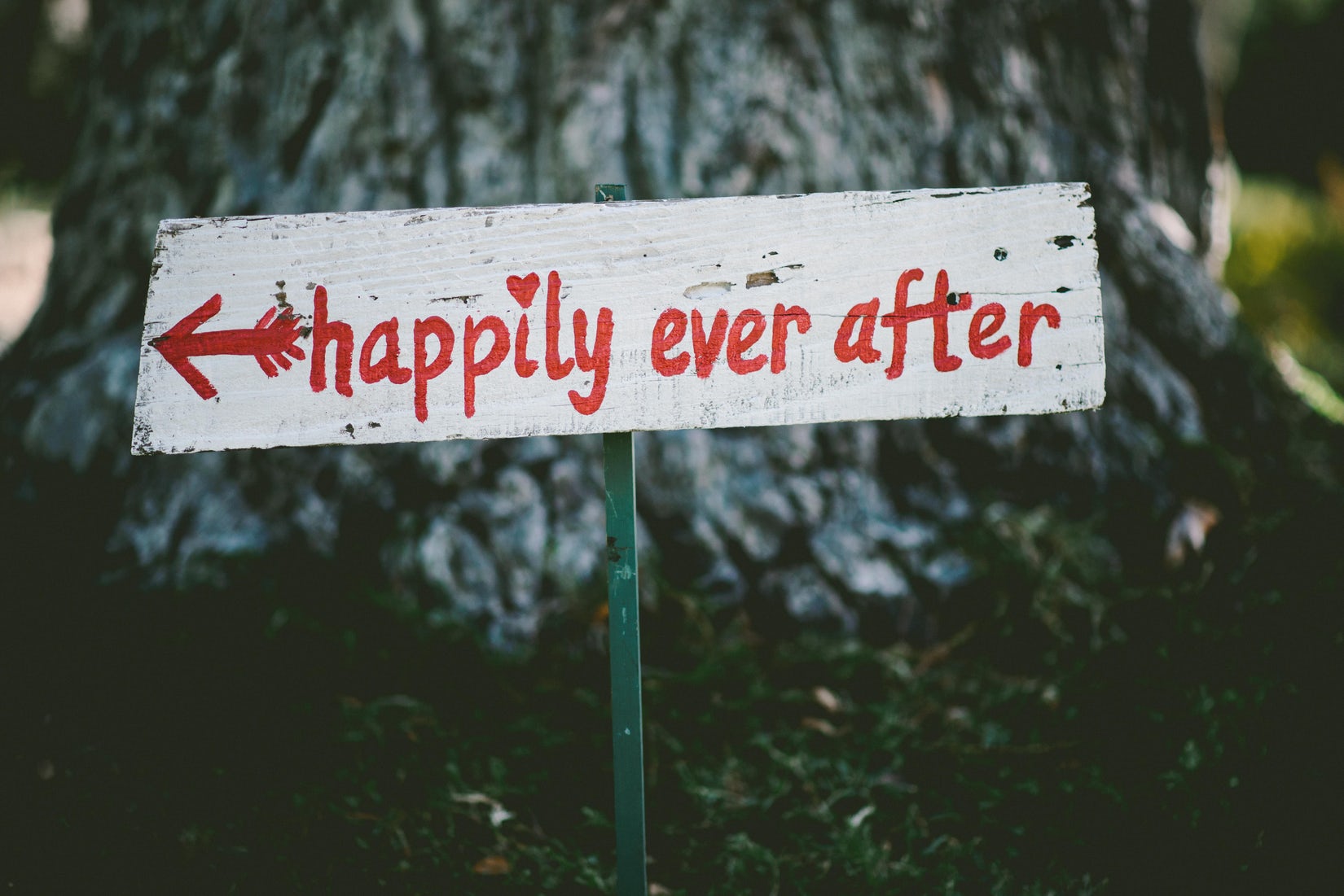 image: happily ever after signpost