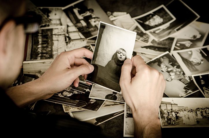 image: Old photographs sorting